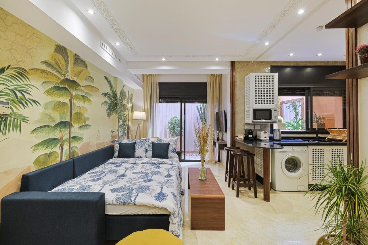 Oasis - Appartement Authentique A Gueliz Marrakesh Luaran gambar