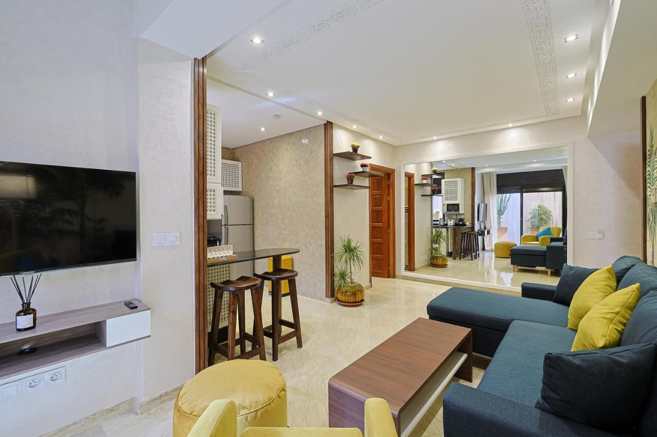 Oasis - Appartement Authentique A Gueliz Marrakesh Luaran gambar