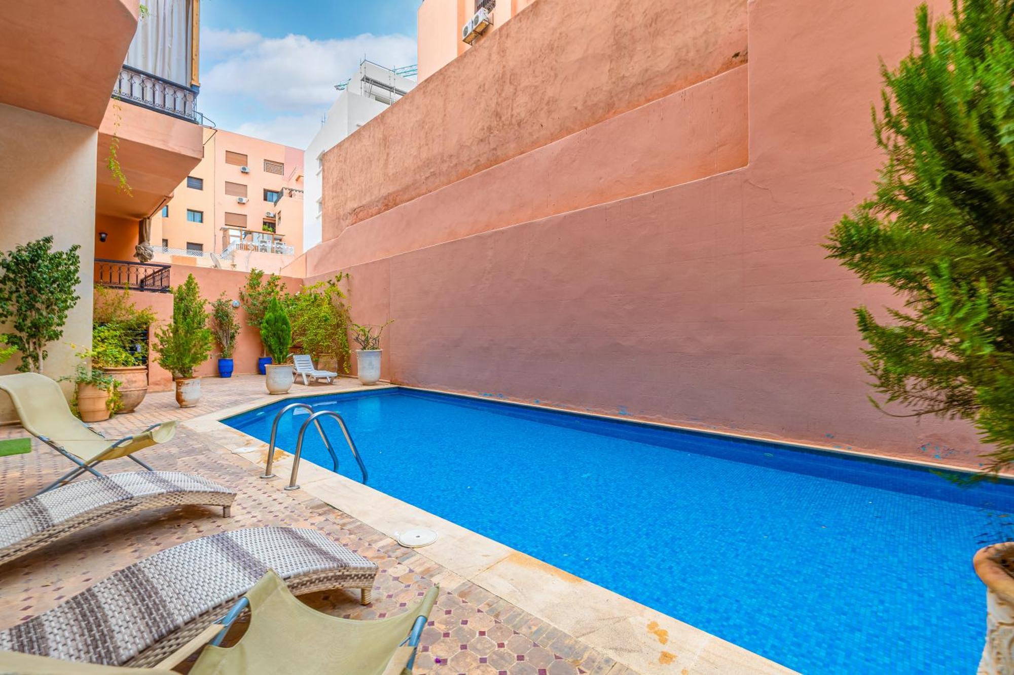Oasis - Appartement Authentique A Gueliz Marrakesh Luaran gambar